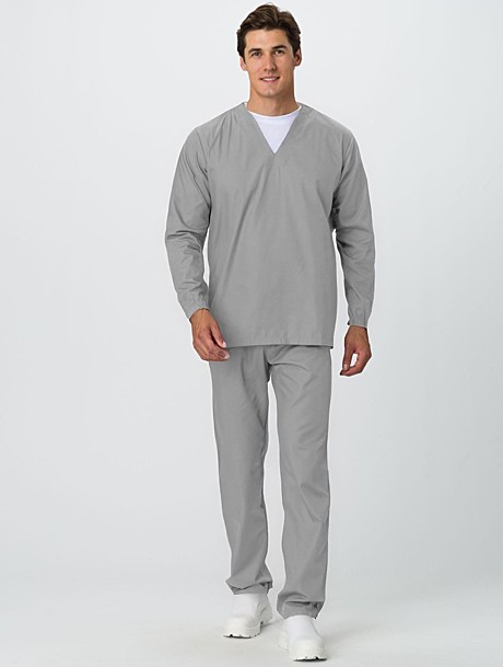 Костюм мужской ХАССП-База (тк.ТиСи,120), серый