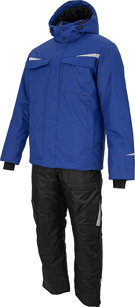 Зимний рабочий костюм Brodeks KW603, синий/черный