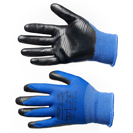 Перчатки ProfLineSpecialist нейлоновые с РН-покрытием, синий